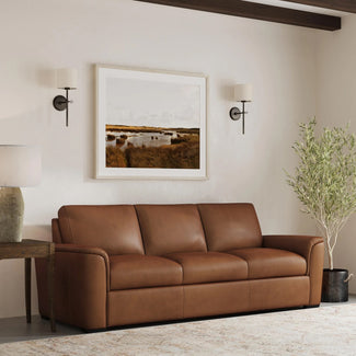 Henry Leather Sofa 2